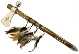 Defender Hunting Tactical Survival 19" Cross Shape Indian Axe Feather