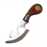 7" Skinner Knife Multi-Color Handle With Sheath